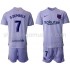 Maillot de Foot FC Barcelone O.Dembele 7 Enfant Extérieur 2021-2022 Manche Courte