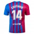 Maillot de Foot FC Barcelone Philippe Coutinho 14 Domicile 2021-2022 Manche Courte