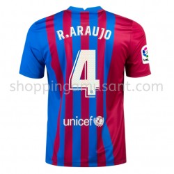 Maillot de Foot FC Barcelone Ronald Araujo 4 Domicile 2021-2022 Manche Courte