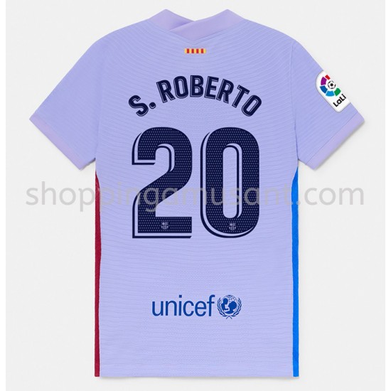Maillot de Foot FC Barcelone Sergi Roberto 20 Extérieur 2021-2022 Manche Courte