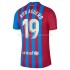 Maillot de Foot FC Barcelone Sergio Agüero 19 Domicile 2021-2022 Manche Courte