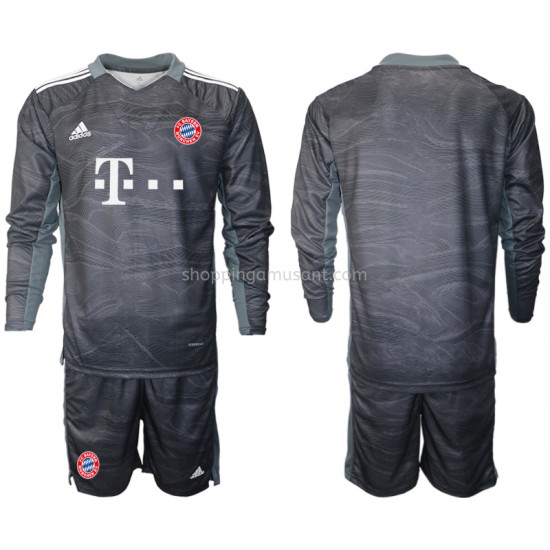 Maillot de Foot Bayern Munich Gardien Enfant Extérieur 2021-2022 Manche Longue