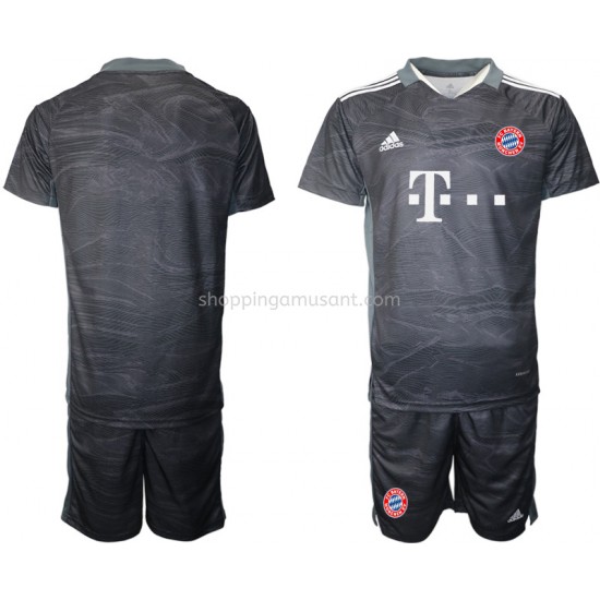 Maillot de Foot Bayern Munich Gardien Enfant Extérieur 2021-2022 Manche Courte