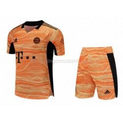 Maillot de Foot Bayern Munich Gardien Enfant Domicile 2021-2022 Manche Courte
