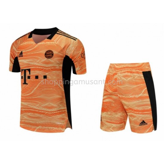 Maillot de Foot Bayern Munich Gardien Enfant Domicile 2021-2022 Manche Courte