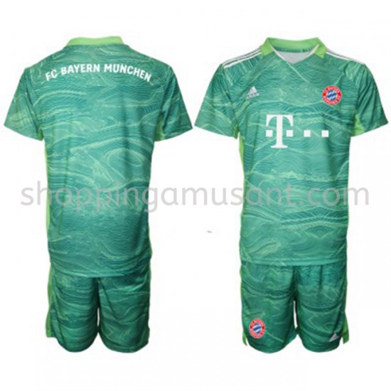Maillot de Foot Bayern Munich Gardien Enfant Neutre 2021-2022 Manche Courte