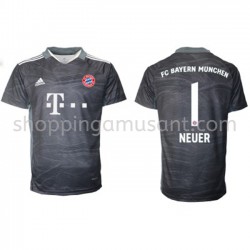 Maillot de Foot Bayern Munich Gardien Manuel Neuer 1 Extérieur 2021-2022 Manche Courte