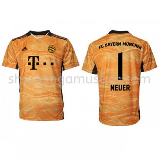 Maillot de Foot Bayern Munich Gardien Manuel Neuer 1 Domicile 2021-2022 Manche Courte
