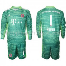 Maillot de Foot Bayern Munich Gardien Manuel Neuer 1 Enfant Neutre 2021-2022 Manche Longue