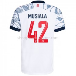 Maillot de Foot Bayern Munich Jamal Musiala 42 Neutre 2021-2022 Manche Courte