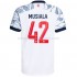 Maillot de Foot Bayern Munich Jamal Musiala 42 Neutre 2021-2022 Manche Courte