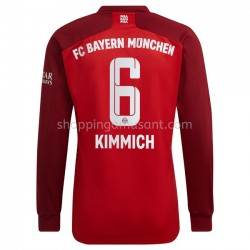 Maillot de Foot Bayern Munich Joshua Kimmich 6 Domicile 2021-2022 Manche Longue