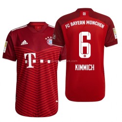 Maillot de Foot Bayern Munich Joshua Kimmich 6 Domicile 2021-2022 Manche Courte