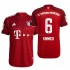 Maillot de Foot Bayern Munich Joshua Kimmich 6 Domicile 2021-2022 Manche Courte