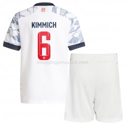 Maillot de Foot Bayern Munich Joshua Kimmich 6 Enfant Neutre 2021-2022 Manche Courte