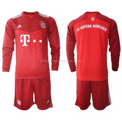 Maillot de Foot Bayern Munich Enfant Domicile 2021-2022 Manche Longue