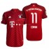 Maillot de Foot Bayern Munich Kingsley Coman 11 Domicile 2021-2022 Manche Courte