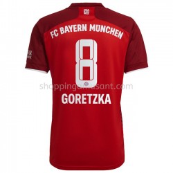 Maillot de Foot Bayern Munich Leon Goretzka 8 Domicile 2021-2022 Manche Courte