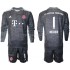 Maillot de Foot Bayern Munich Manuel Neuer 1 Gardien Enfant Extérieur 2021-2022 Manche Longue