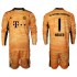 Maillot de Foot Bayern Munich Manuel Neuer 1 Gardien Enfant Domicile 2021-2022 Manche Longue