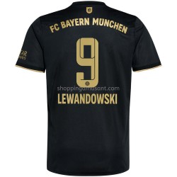 Maillot de Foot Bayern Munich Robert Lewandowski 9 Extérieur 2021-2022 Manche Courte