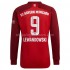 Maillot de Foot Bayern Munich Robert Lewandowski 9 Domicile 2021-2022 Manche Longue