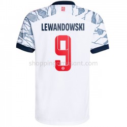 Maillot de Foot Bayern Munich Robert Lewandowski 9 Neutre 2021-2022 Manche Courte