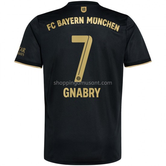 Maillot de Foot Bayern Munich Serge Gnabry 7 Extérieur 2021-2022 Manche Courte