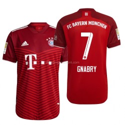 Maillot de Foot Bayern Munich Serge Gnabry 7 Domicile 2021-2022 Manche Courte