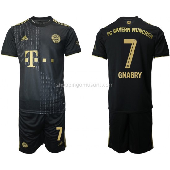 Maillot de Foot Bayern Munich Serge Gnabry 7 Enfant Extérieur 2021-2022 Manche Courte