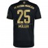 Maillot de Foot Bayern Munich Thomas Müller 25 Extérieur 2021-2022 Manche Courte