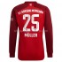 Maillot de Foot Bayern Munich Thomas Müller 25 Domicile 2021-2022 Manche Longue