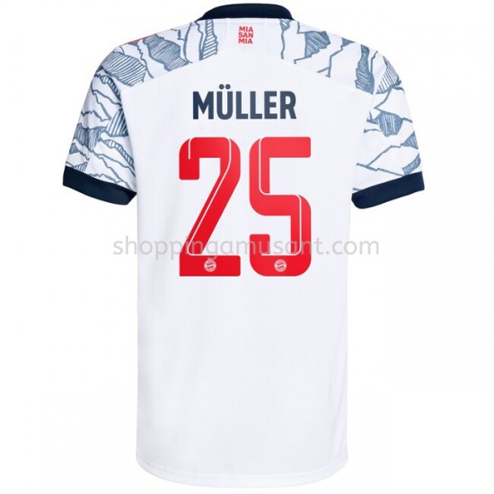 Maillot de Foot Bayern Munich Thomas Müller 25 Neutre 2021-2022 Manche Courte