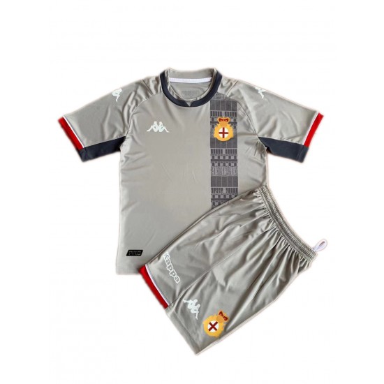 Maillot de Foot Genoa Enfant Neutre 2021-2022 Manche Courte