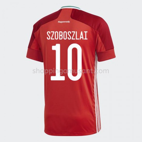 Maillot de Foot Hongrie Dominik Szoboszlai 10 Domicile Euro 2020 Manche Courte