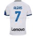 Maillot de Foot Inter Milan Alexis Sanchez 7 Extérieur 2021-2022 Manche Courte