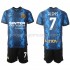 Maillot de Foot Inter Milan Alexis Sanchez 7 Enfant Domicile 2021-2022 Manche Courte
