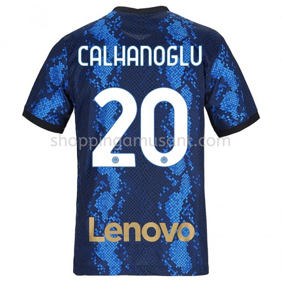 Maillot de Foot Inter Milan Hakan Calhanoglu 20 Domicile 2021-2022 Manche Courte