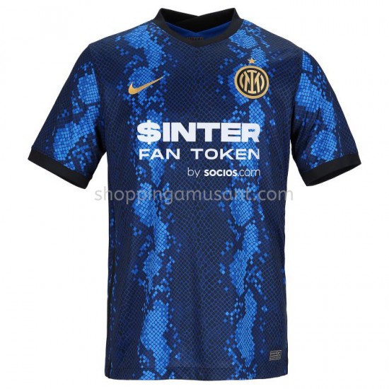 Maillot de Foot Inter Milan Domicile 2021-2022 Manche Courte