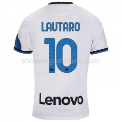 Maillot de Foot Inter Milan Lautaro Martinez 10 Extérieur 2021-2022 Manche Courte
