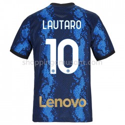 Maillot de Foot Inter Milan Lautaro Martinez 10 Domicile 2021-2022 Manche Courte