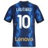 Maillot de Foot Inter Milan Lautaro Martinez 10 Domicile 2021-2022 Manche Courte