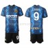 Maillot de Foot Inter Milan Romelu Lukaku 9 Enfant Domicile 2021-2022 Manche Courte