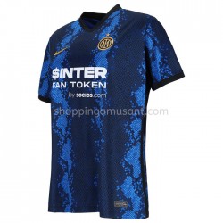 Maillot de Foot Inter Milan Féminine Domicile 2021-2022 Manche Courte