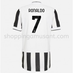 Maillot de Foot Juventus Cristiano Ronaldo 7 Domicile 2021-2022 Manche Courte