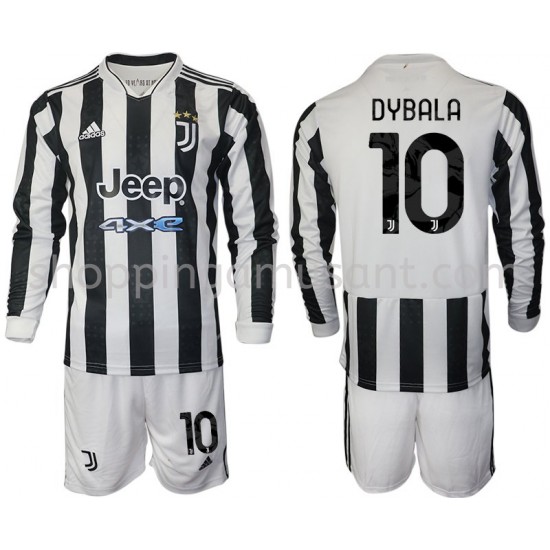 Maillot de Foot Juventus Dybala 10 Enfant Domicile 2021-2022 Manche Longue