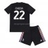 Maillot de Foot Juventus Federico Chiesa 22 Enfant Extérieur 2021-2022 Manche Courte