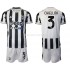 Maillot de Foot Juventus Giorgio Chiellini 3 Enfant Domicile 2021-2022 Manche Courte
