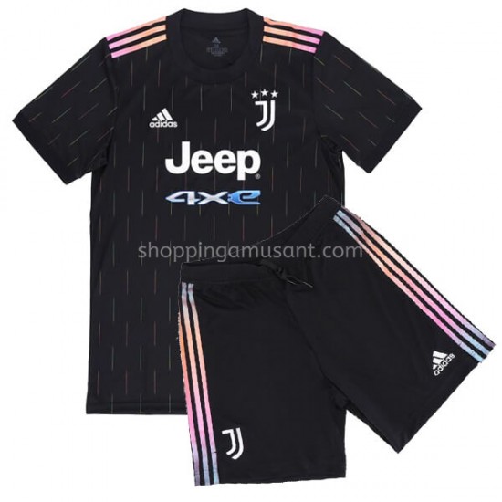 Maillot de Foot Juventus Enfant Extérieur 2021-2022 Manche Courte