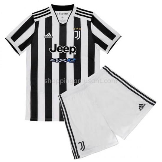 Maillot de Foot Juventus Enfant Domicile 2021-2022 Manche Courte